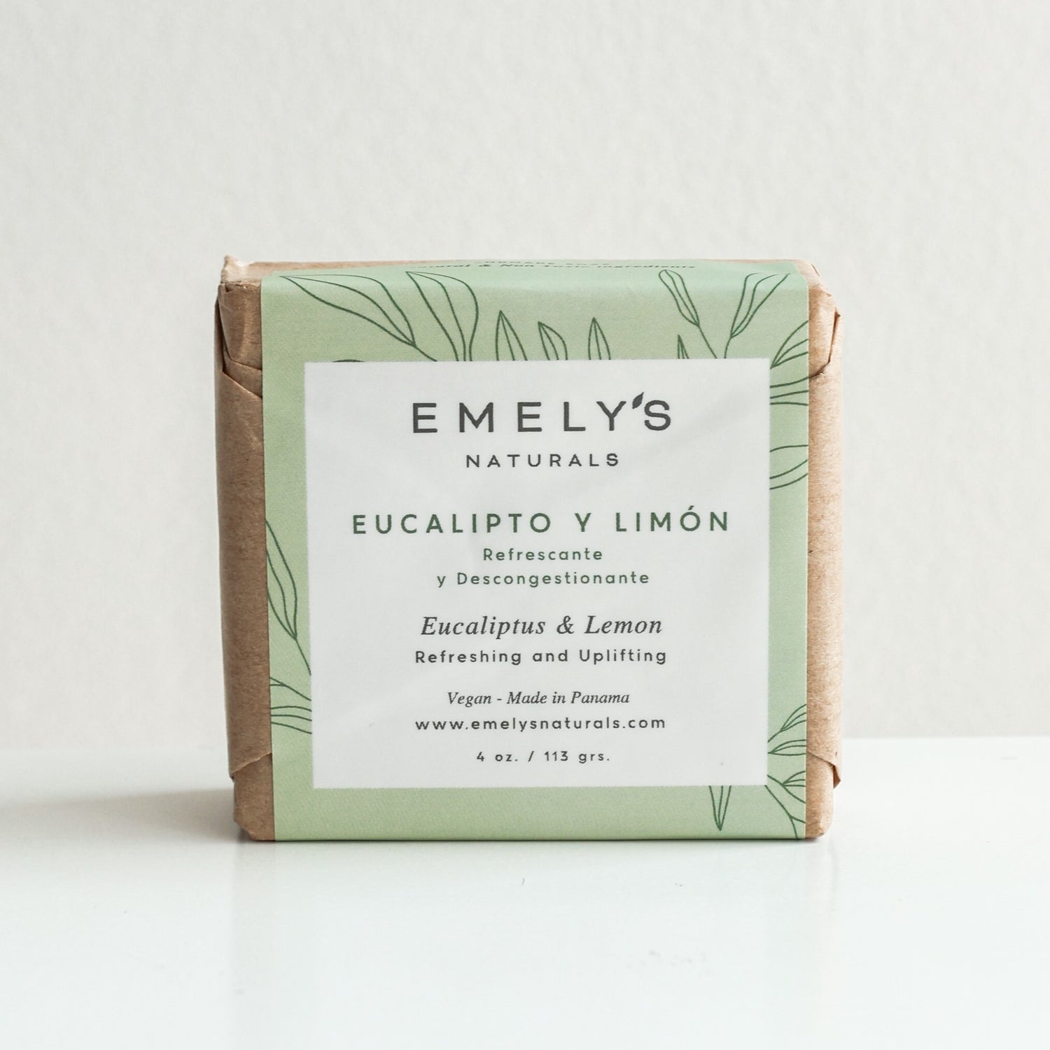 Jabón Artesanal Eucalipto y Limón