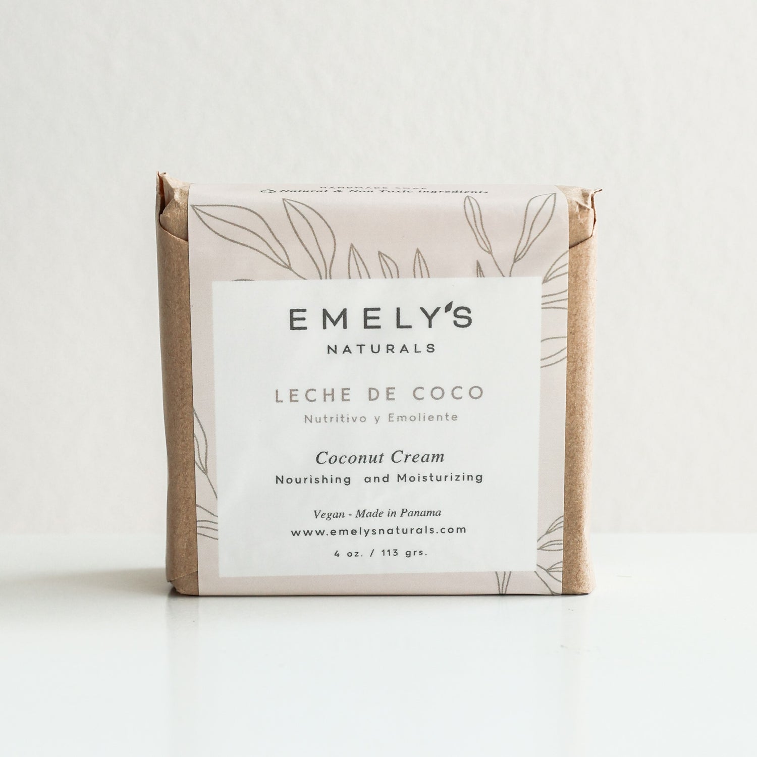 Jabón Artesanal Leche de Coco