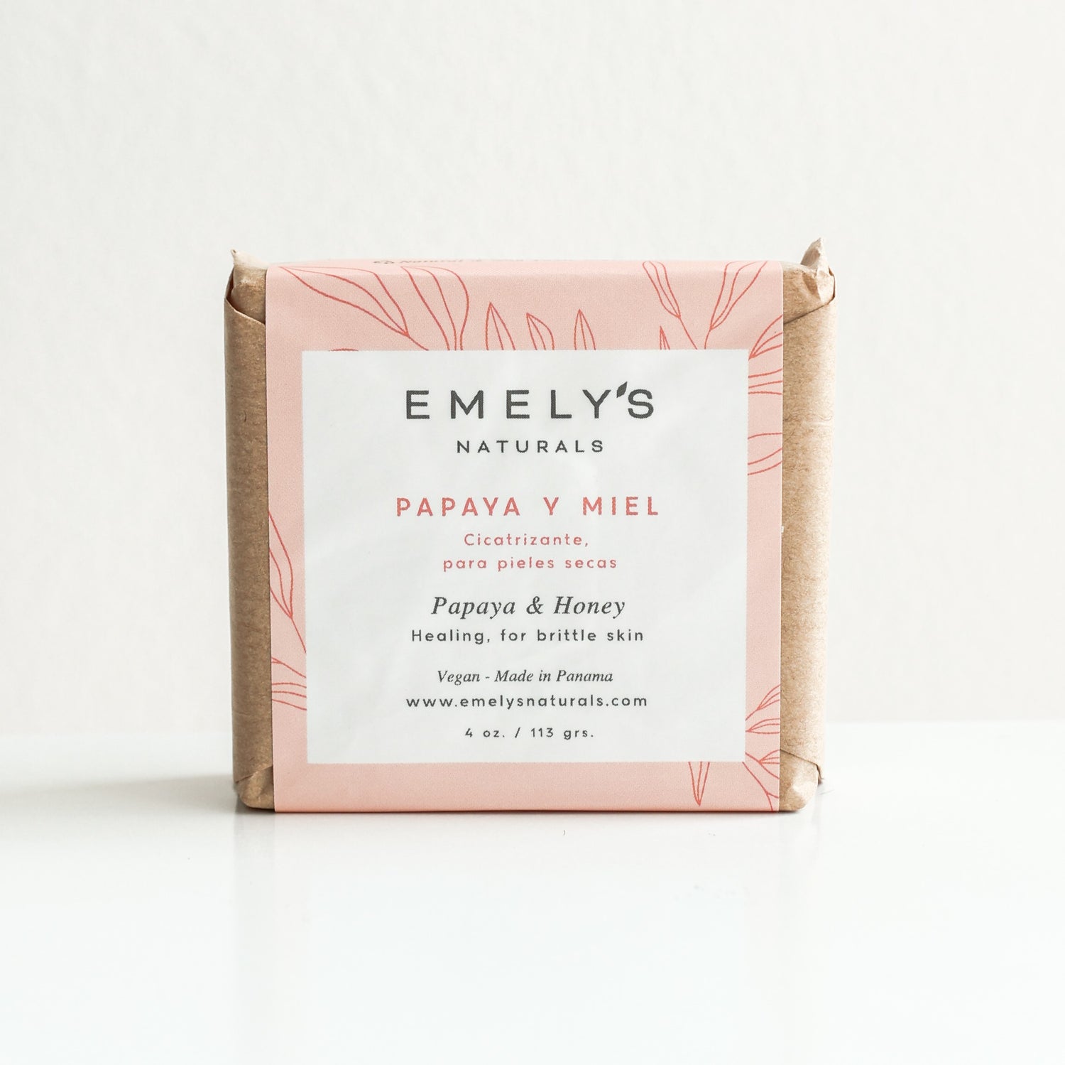 Jabón Artesanal Papaya y Miel