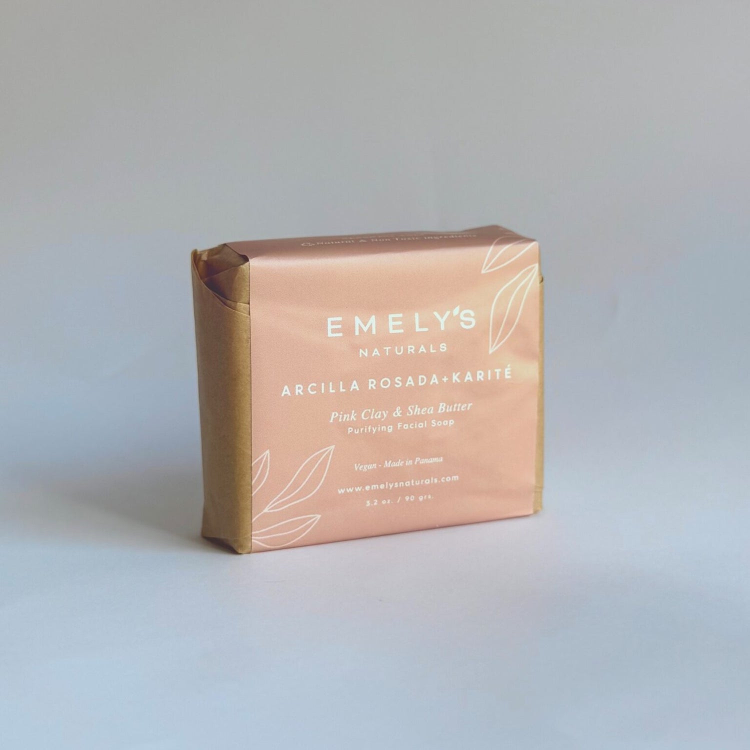 Jabón Facial Arcilla Rosada + Karité